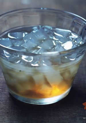 A picture of Winter Melon Tea with Sea Bird's Nest Jelly Drink.