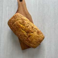 Una foto de Budín de banana y miel