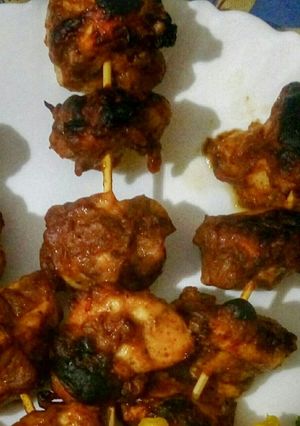 A picture of Chicken Kebab.