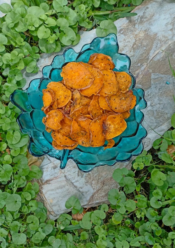 Una foto de Chips de boniato