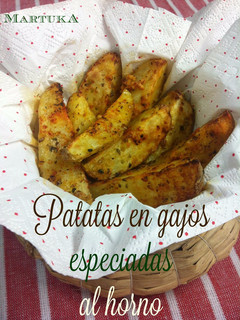 Una foto de Patatas en gajos especiadas al horno