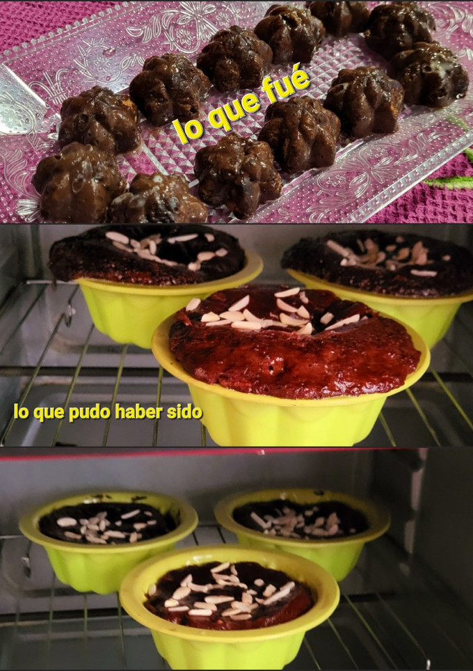 Una foto de Podían haber sido muffins y acabaron siendo "bombones"