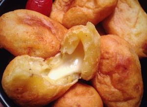 Foto resep Bola Ubi Isi Keju Gouda (#postingrame2_gorengan)