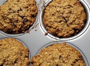 Una foto de Galletas de avena y pasas.😁