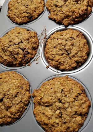 Una foto de Galletas de avena y pasas.😁