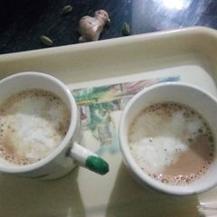 A picture of Masala Malai Chai.