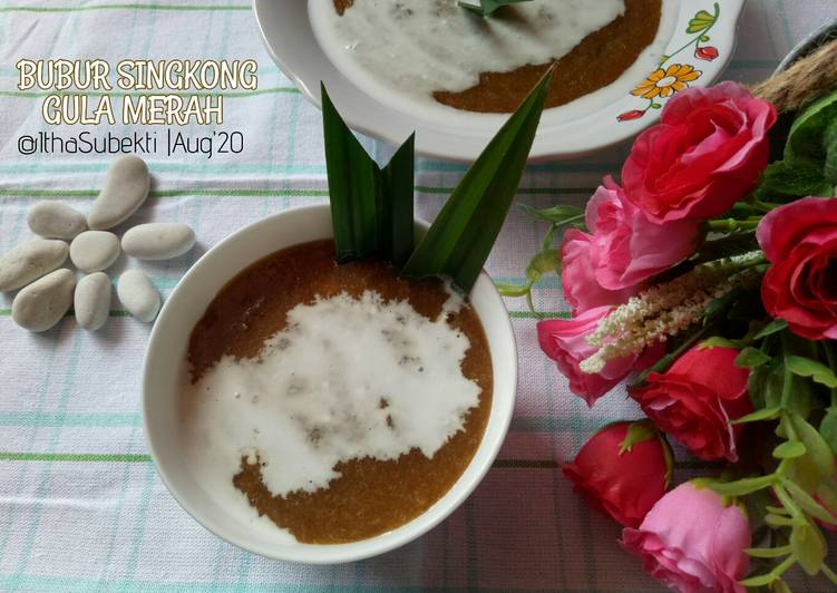 Anti Ribet, Bikin 104. Bubur Singkong Gula Merah Yang Enak