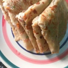 Vegetable pancakes A picture of Vegetable pancakes.