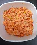 Red Sauce Mexican Egg Rice