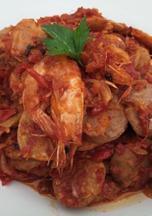 Foto resep Balado udang jengkol