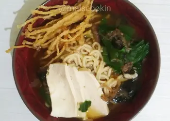 Resep Terbaik Shoyu ramen sederhana Enak Bergizi