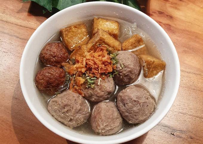 Resep Bakso Sapi Kenyal Oleh Bunda Fie Cookpad