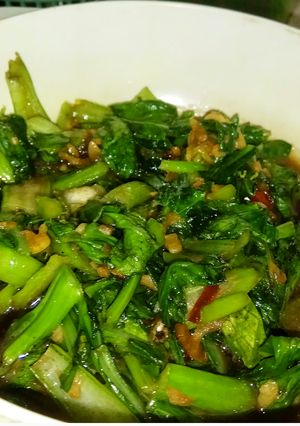 Foto resep Tumis sawi sederhana