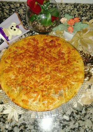 صورة لوصفة فطيرة محشوة بالخضر والجبن