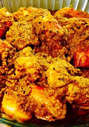 A picture of Badshahi chingri/prawn.
