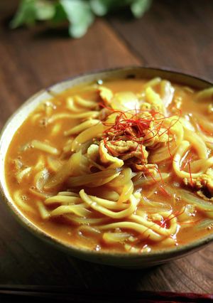 A picture of Super Quick! 10-Minute Curry Udon – Easy Lunch.