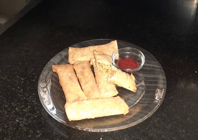 Steps to Prepare Quick Veg.spring roll