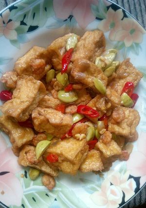 Foto resep Sambal Goreng Tahu Udang Pete
