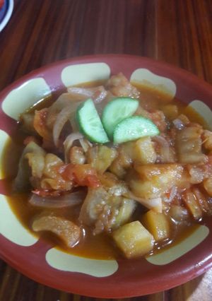 صورة لوصفة منزلة باذنجان بالبندورة