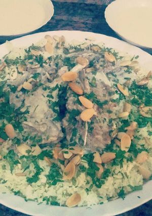 صورة لوصفة منسف اردني روووووعة