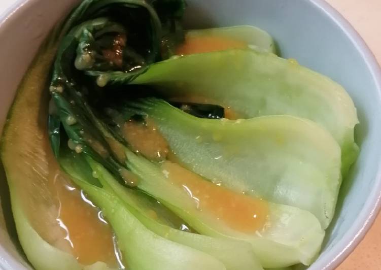 Resep Pakcoy salad miso, Lezat