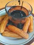 Selai Coklat Colekan Churros