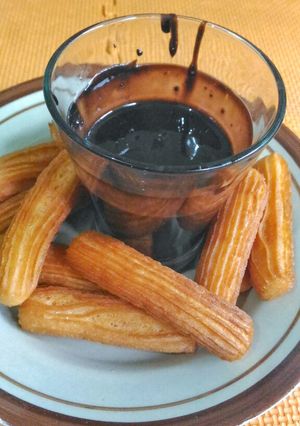 Foto resep Selai Coklat Colekan Churros
