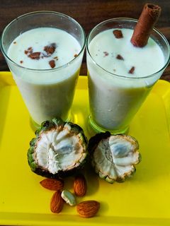 सीताफळ मिल्क शेक (sitafal milkshake recipe in marathi) रेसिपी चे मुख्य फोटो 