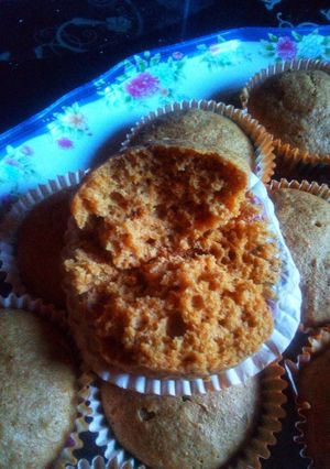 A picture of Soy bean cupcakes.