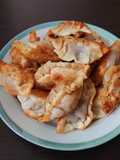 Fried Curry Dumplings with Agar