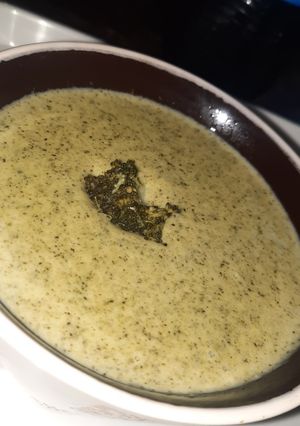 صورة لوصفة شوربه البروكلي بكريمه الطبخ 🥦