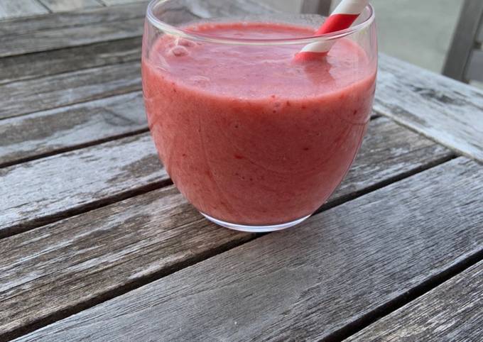 Smoothie fraises banane