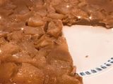 Tarta invertida de manzana