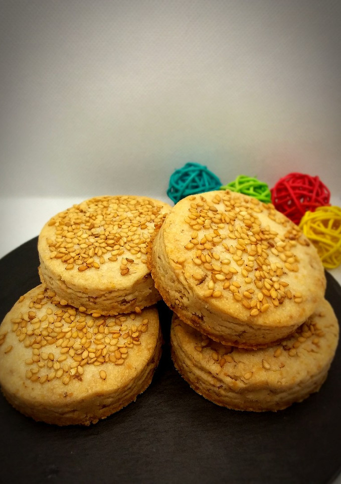 Una foto de Polvorones de limón