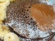 Una foto de pancake integral