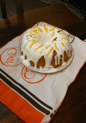 Una foto de Budin de naranja