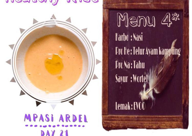 Bagaimana Menyiapkan Healty rice #mpasi4bintang, Lezat Sekali
