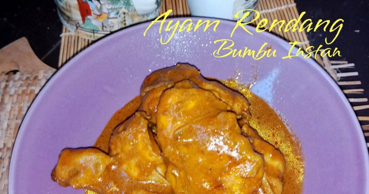 Resep Ayam Rendang Bumbu Instan Oleh Dewi Saraswati Cookpad