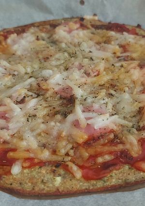Foto principal de Pizza con base de Calabacín 🥒
