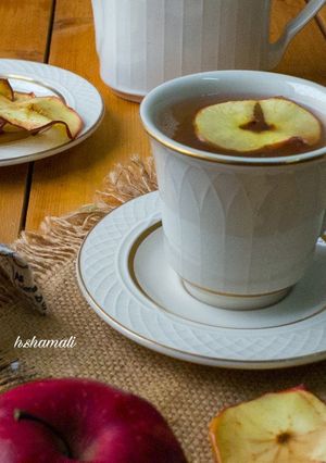 صورة لوصفة شاي التفاح
