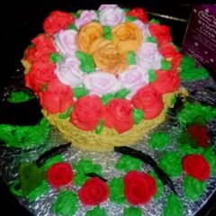 A picture of Black berry fresh cake.