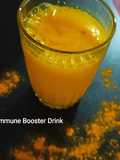 Immune Booster Drink Lemon, Ginger,Honey and Turmeric