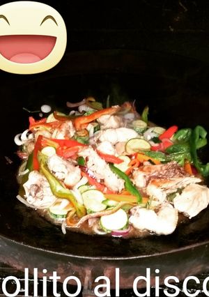 Una foto de Pollo al disco