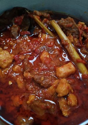 Foto resep Sambal goreng rendang