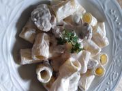 Una foto di pasta al mascarpone