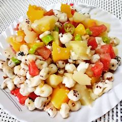A picture of Makhane ka chaat.