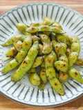 Irresistible Garlic Butter Soy Sauce Grilled Edamame