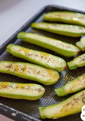 Une photo de Courgettes au four