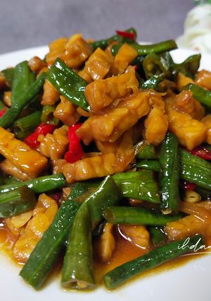 Foto resep Oseng Tempe Kacang Panjang