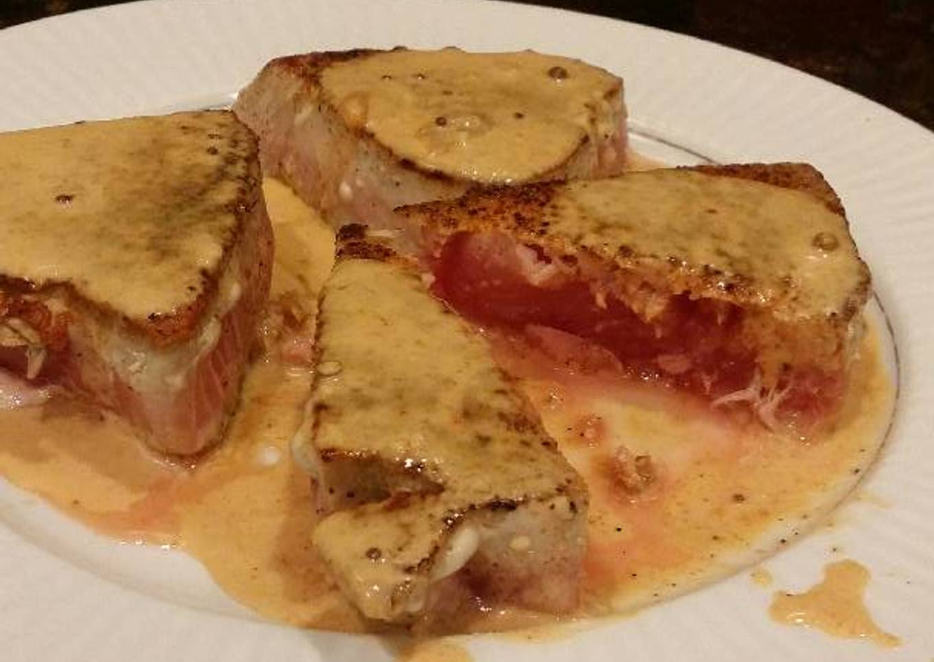 Cajun Brad tuna steaks